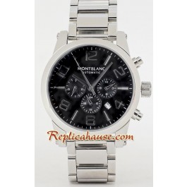 Mont Blanc Replique Timewalker - Black Dial