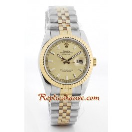 Rolex Replique Datejust Montre - Two Tone