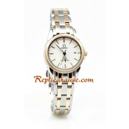 Omega Deville Suisse Femmes Pink d' or Montre Replique