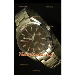Omega Seamaster Aqua Terra Coaxiale avec cadran marron - Réplique miroir Édition ultime 1:1