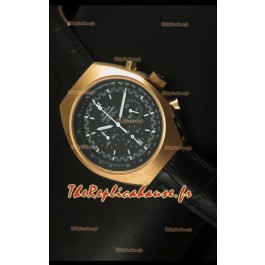 Chronographe coaxial Omega Speedmaster MARK II avec boîtier or rose