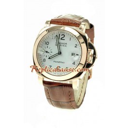 Panerai Luminor 00111 Pink d' or Japonais Montre Replique