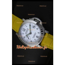 Montre suisse Panerai Luminor Marina PAM49 40MM - Bracelet jaune