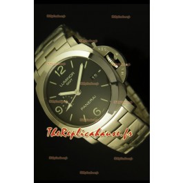 Panerai Luminor GMT PAM320 avec mouvement P.9001 - Réplique de montre ultime 1:1