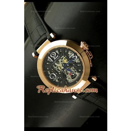 Cartier Pasha Skeleton Montre Femmes de Cadran en Or