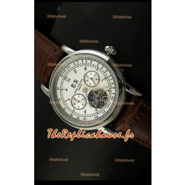 Patek Philippe Complications Tourbillon Reproduction Montre Japonaise en Acier