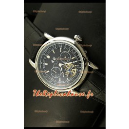 Patek Philippe Complications Tourbillon Reproduction Montre Japonaise en Acier