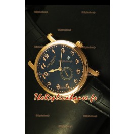 Montre en or rose Patek Philippe Calatrava avec mouvement japonais
