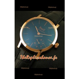 Piaget Altiplano Reproduction Montre Suisse Remontage Manuel avec Cadran Noir
