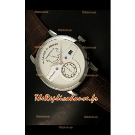 Alange Sohne Edition Zeitwerk Montre Japonaise Cadran Blanc