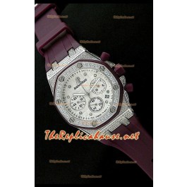 Audemars Piguet Royal Oak Femmes Chronograph Cadran Blanc