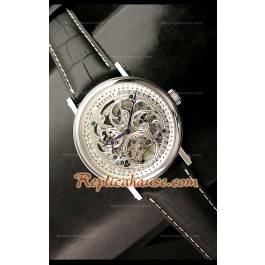 Breguet Skeleton Japanese Replica Montre en Acier