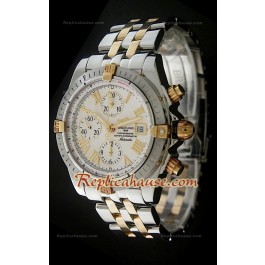 Breitling Chronomat Evolution Two Tone Montre en Chiffres Romains