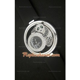 Le Cirque Animalier de Cartier Swiss Replica Montre avec Authentique Cristaux de Swarovski