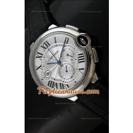 Ballon De Cartier Swiss Replica Montre - Automatique 42 mm avec Cadran Blanc