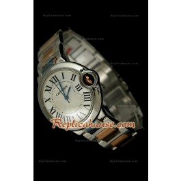 Ballon De Cartier Swiss Replica Montre - Montre Bicolore Taille Moyenne - 38 mm