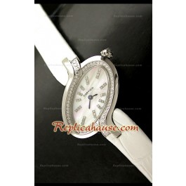 Delices De Cartier Femmes Replica Montre avec Cadran Nacré