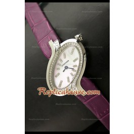 Delices De Cartier Femmes Replica Montre avec Bracelet Rose