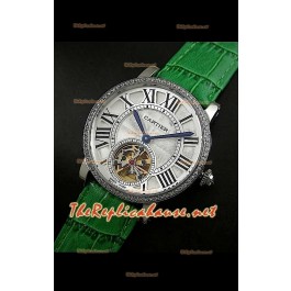 Cartier Calibre Japanese Tourbillon Montre Bracelet Vert