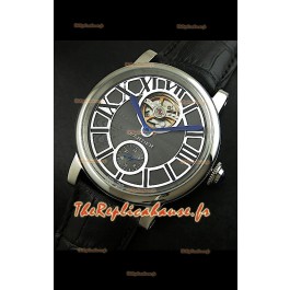 Ballon de Cartier Tourbillon volant Reproduction Montre Japonais - Boitier Acier
