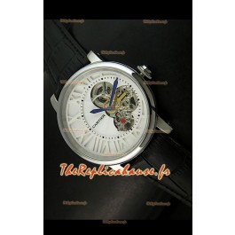 Rotonde De Cartier Cadran Love Reproduction Montre Japonaise - Boitier Acier Inoxydable