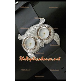 Chopard Animal World Femmes Owl Montre en Acier Inoxydable