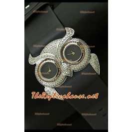 Chopard Animal World Femmes Owl Montre en Acier Inoxydable
