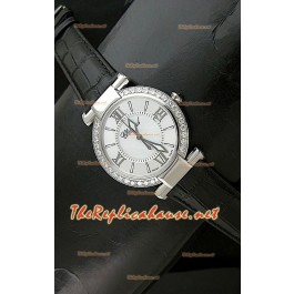 Chopard Montre Femmes Impériale Suisse avec Cuir Noir
