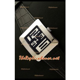Franck Muller Infinity Femmes Replica Montre avec Chiffres Arabes en Blanc