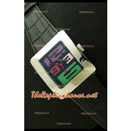 Franck Muller Infinity Femmes Replica Montre avec Chiffres Arabes en Couleur