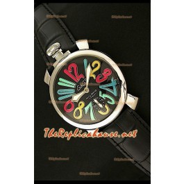 GaGa Milano Manuale Montre en Acier - 48 mm