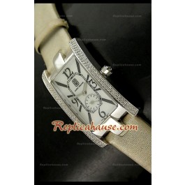 Harry Winston Avenue C Pearl Dial Montre