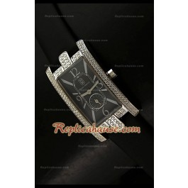 Harry Winston Avenue C Black Pearl Cadran