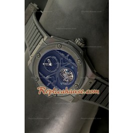 Hublot Big Bang King Power Tourbilon Japanese Replica Montre avec PVD 
