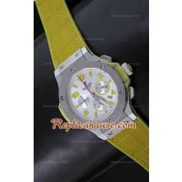 Hublot Big Bang Swiss Quartz Montre - 38MM en Jaune