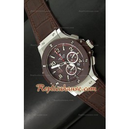 Hublot Big Bang Swiss Quartz Montre - 38MM en Marron