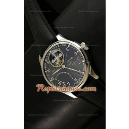 IWC Portuguese 7 Day Genuine Austrian Tourbillon Montre avec Cadran Gris