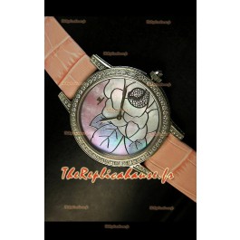 Jaeger LeCoultre Mouvement Quartz Japonais Montre Pour Femme - Cadran Rose