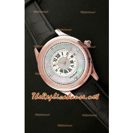 Mont Blanc Mechanique Horlogere Montre Suisse avec Cadran Nacré Or Rose
