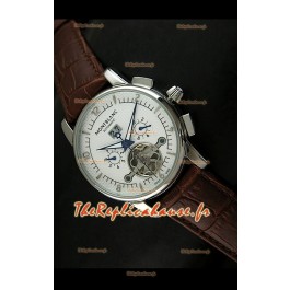 Mont Blanc Tourbillon Volant REPRODUCTION Montre Japonaise avec Cadran Blanc