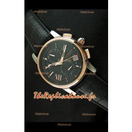 Mont Blanc Chronographe Automatique REPRODUCTION Montre Japonaise Cadran Noir
