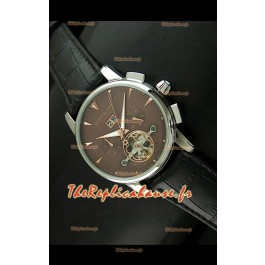 Mont Blanc Tourbillon Volant REPRODUCTION Montre Japonaise avec Cadran Marron