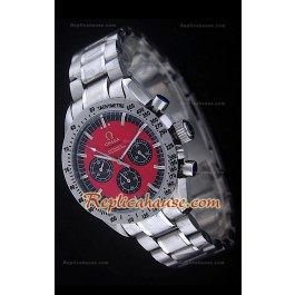 Omega Speedmaster Racing Michael Schumacher Edition Montre avec Cadran Rouge