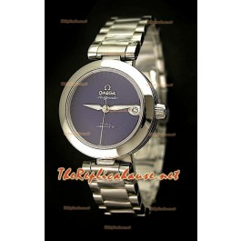 Omega Femmematic Swiss Replica Montre - Réplique à l’Authentique 1 sur 1 avec Cadran Bleu Foncé
