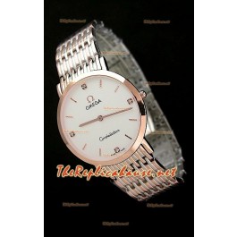 Omega Deville Mens Japanese Replica Montre Bicolore 