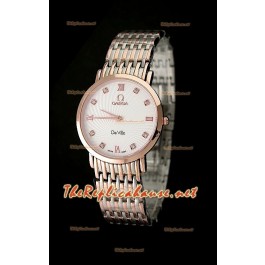 Omega Deville Mens Japanese Replica Montre Bicolore 
