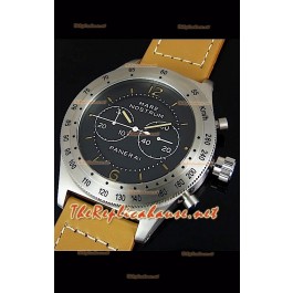 Panerai Mare Nostrum Japanese Montre avec Boîtier en Acier