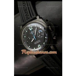 Panerai Luminor PAM332 Rattrapante Flyback PVD Swiss Montre