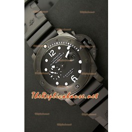 Panerai Luminor Submersible 1000M Montre Japonaise avec Revêtement PVD