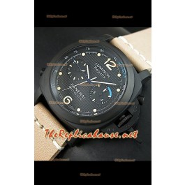 Panerai Subsersible Regatta Rattrepante PVD Japanese Montre